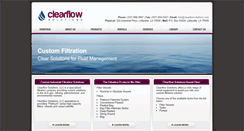 Desktop Screenshot of clearflowsolutions.com