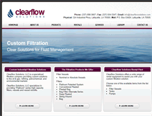 Tablet Screenshot of clearflowsolutions.com